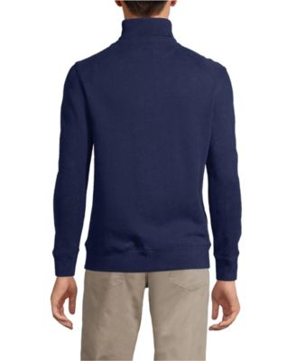 Big & Tall Bedford Rib Quarter Zip Pullover Sweater