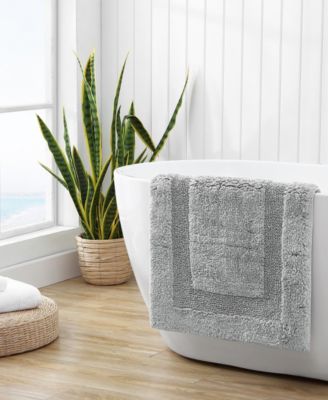 Long Branch Cotton Tufted Reversible Bath Rug, 21" X 34"