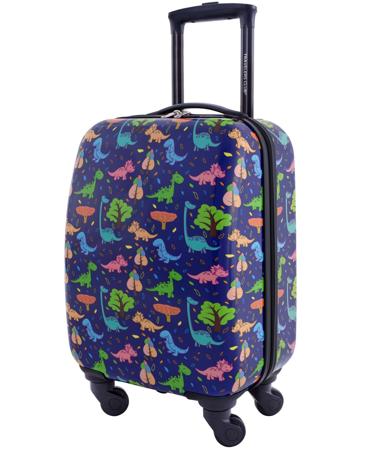 Детские чемоданы Travelers Club Hard Side Carry-On Spinner 5 Piece Luggage Set, цвет: Dino — фото 3