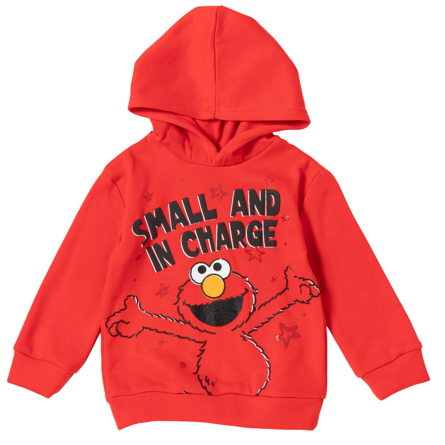 Elmo Cookie Monster Boy's Fleece Pullover Hoodie and Pants Outfit Set Toddler