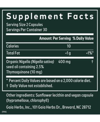 Black Seed Oil - Cold-Pressed Capsules for Lung, Respiratory, and Antioxidant Support - With Organic Nigella Seed Oil - Herbal Supplement - 60 Liquid Phyto-Capsules (30-Day Supply)