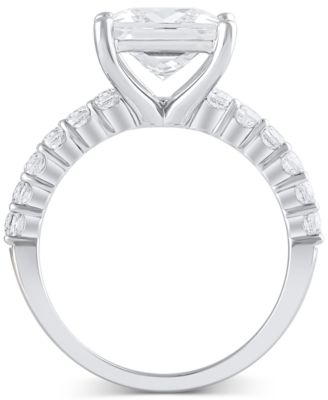 Certified Lab Grown Diamond Princess Engagement Ring (3-1/2 ct. t.w.) in 14k Gold