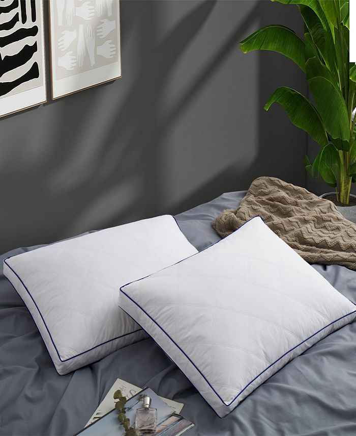 UNIKOME Quilted Feather and Down Gusseted Standard 2 Piece Bed