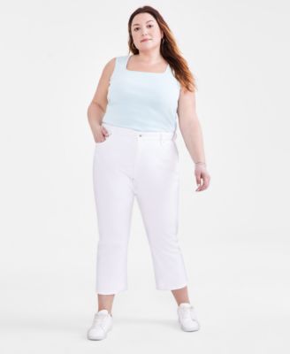 Capris plus size clearance hotsell