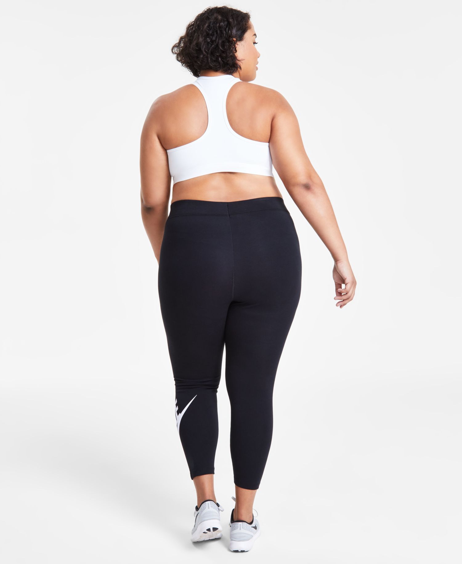 Plus Size Medium-Support Sports Bra, Leggings & Air Max SC Casual Sneakers