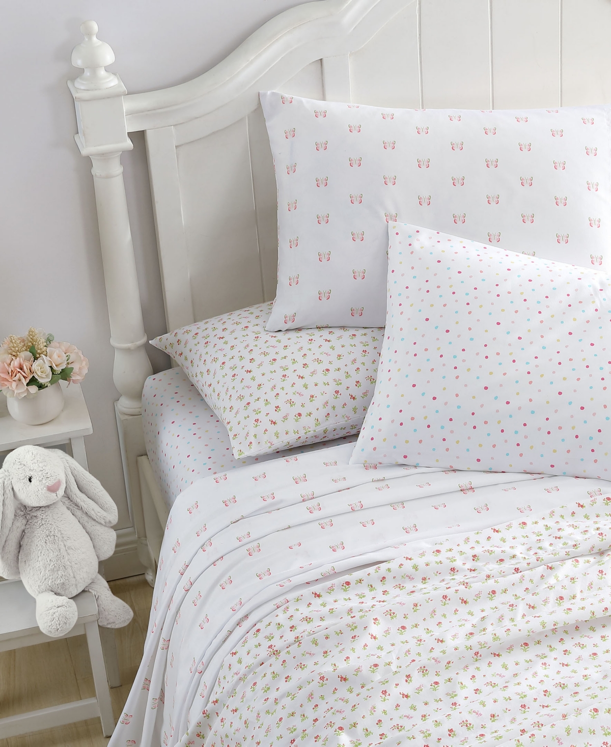 Laura Ashley Kids Microfiber 4 Piece Sheet Set
