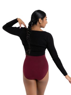 Women's Shrug with Faux Knot