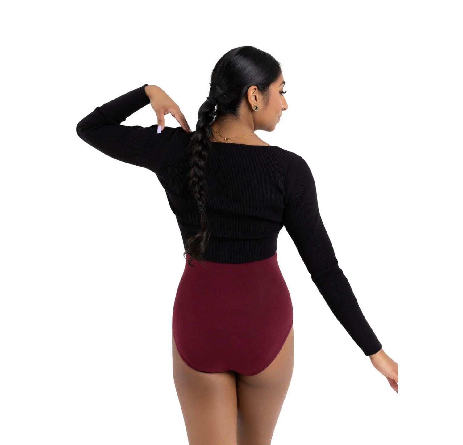 Women's Shrug with Faux Knot