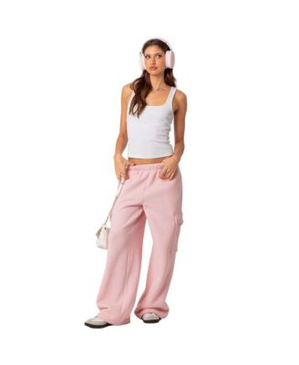 Women's Wide leg cargo sweatpants