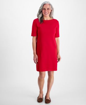 Style Co Petite Boat Neck Knit Dress Created for Macy s Macy s