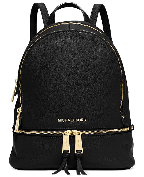 Michael Kors Rhea Zip Small Backpack & Reviews - Handbags & Accessories ...