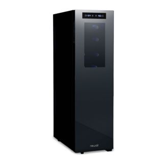 Newair Shadow-T Series Wine Cooler Refrigerator 18 Bottle Dual Temperature Zones, Freestanding Mirrored Wine Fridge with Double-Layer Tempered Glass Door & Thermoelectric Cooling for Reds, Whites, and Sparkling Wine - Macy's