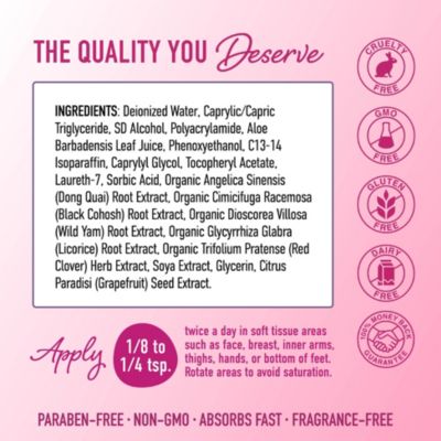 Phyto Estrogen Cream for Women | Plant Based Hot Flash, Menopause & Menstrual Cycle Support | Wild Yam, Black Cohosh, Dong Quai, Red Clover | 96 Topical Servings | 4oz Pump | Paraben-Free