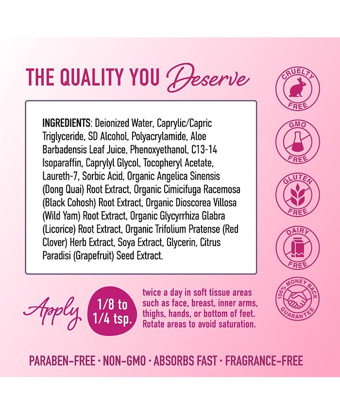 SM Nutrition Phyto Estrogen Cream for Women Plant Based Hot Flash