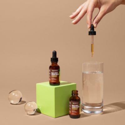 Organic Maca Root Liquid Drops, Supports Endurance Mood & Performance, Support Fertility in Men & Women, Unflavored, 1 fl oz