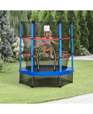 Φ5FT Kids Trampoline with Enclosure Net for Age 3 to 6 Years