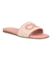 Baby pink on sale calvin klein sliders