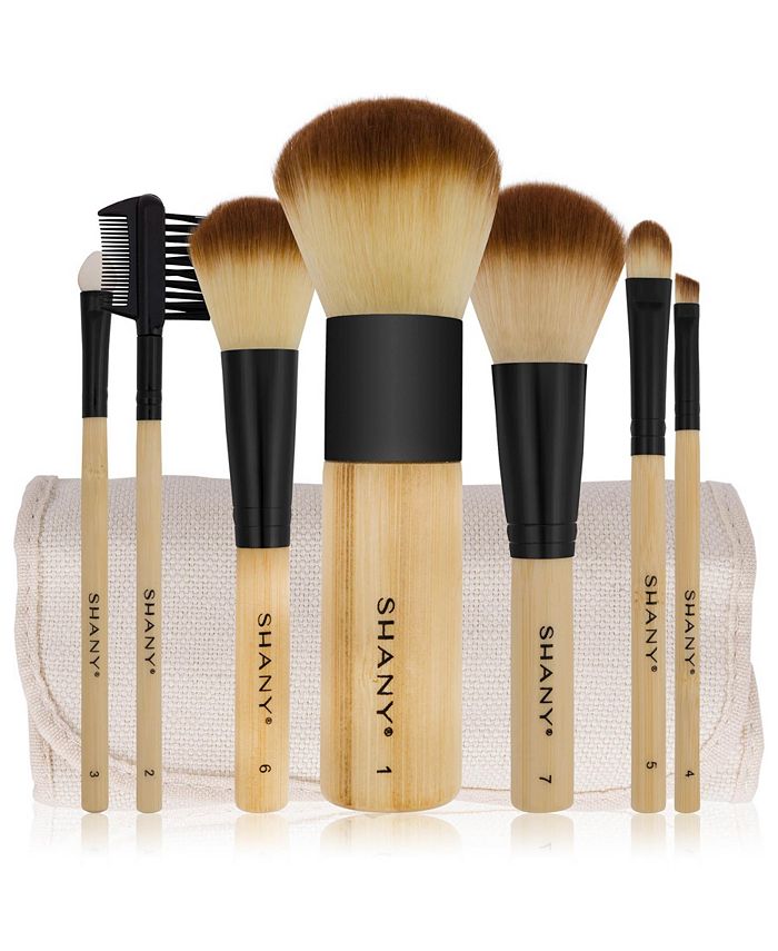 SHANY Pure Bamboo Brush Set Bamboo Brushes With Premium Synthetic