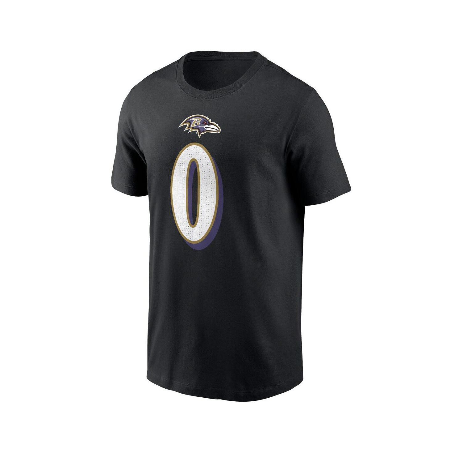 Men's Roquan Smith Black Baltimore Ravens Player Name and Number T-shirt