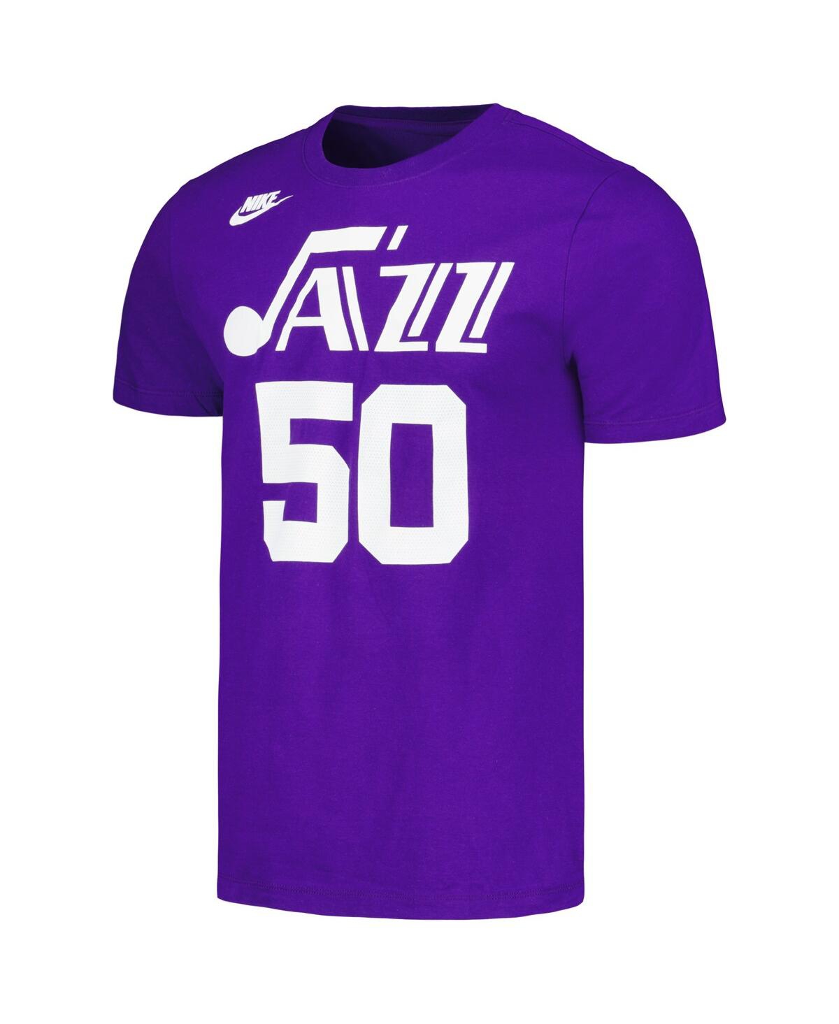 Shop Nike Men's And Women's  Purple Utah Jazz 50th Anniversary T-shirt