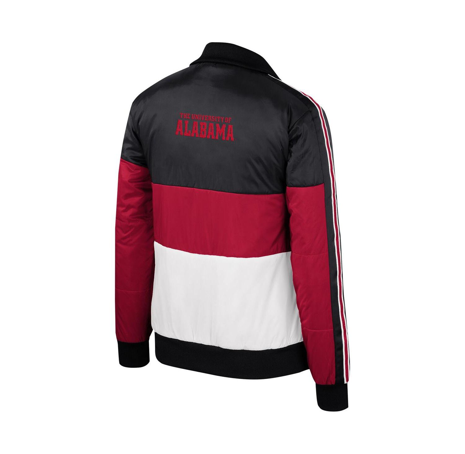 Women's Crimson Alabama Crimson Tide Color-Block Puffer Full-Zip Jacket