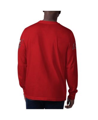Men's Red Tampa Bay Buccaneers Clutch Hit Long Sleeve T-shirt