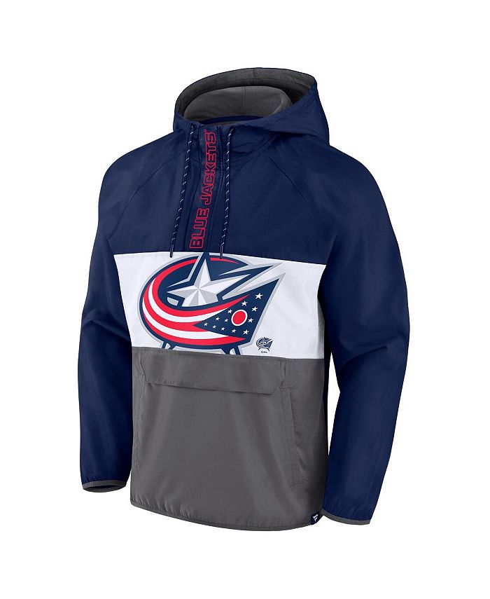 Fanatics Men's Branded Navy Columbus Blue Jackets Flagrant Foul Anorak