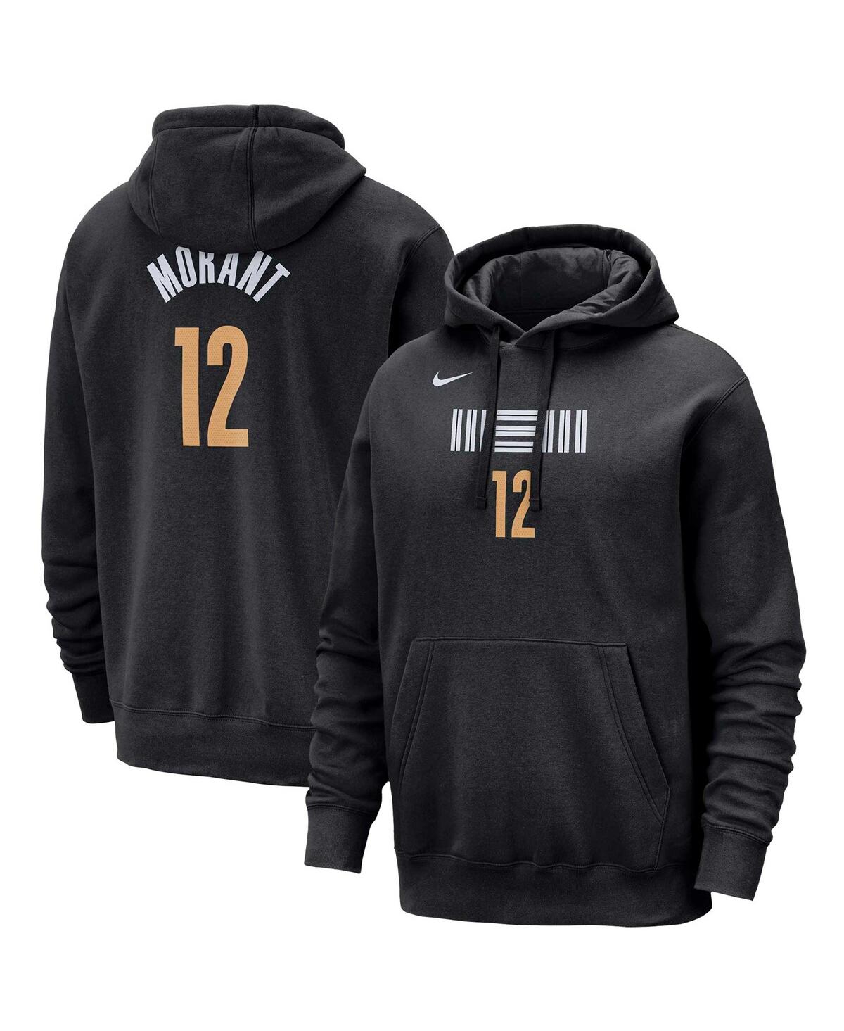 Nike Men's  Ja Morant Black Memphis Grizzlies 2023/24 City Edition Name And Number Pullover Hoodie