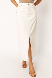 White Denim Skirt Macy s