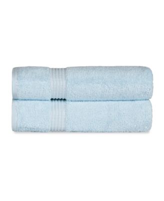 Solid Quick Drying 100% Egyptian Cotton 2-Pc Bath Sheet Set