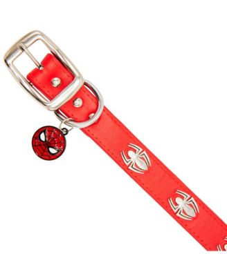 DC Comics Pet Collar, Faux Leather Dog Collar, Spider Man