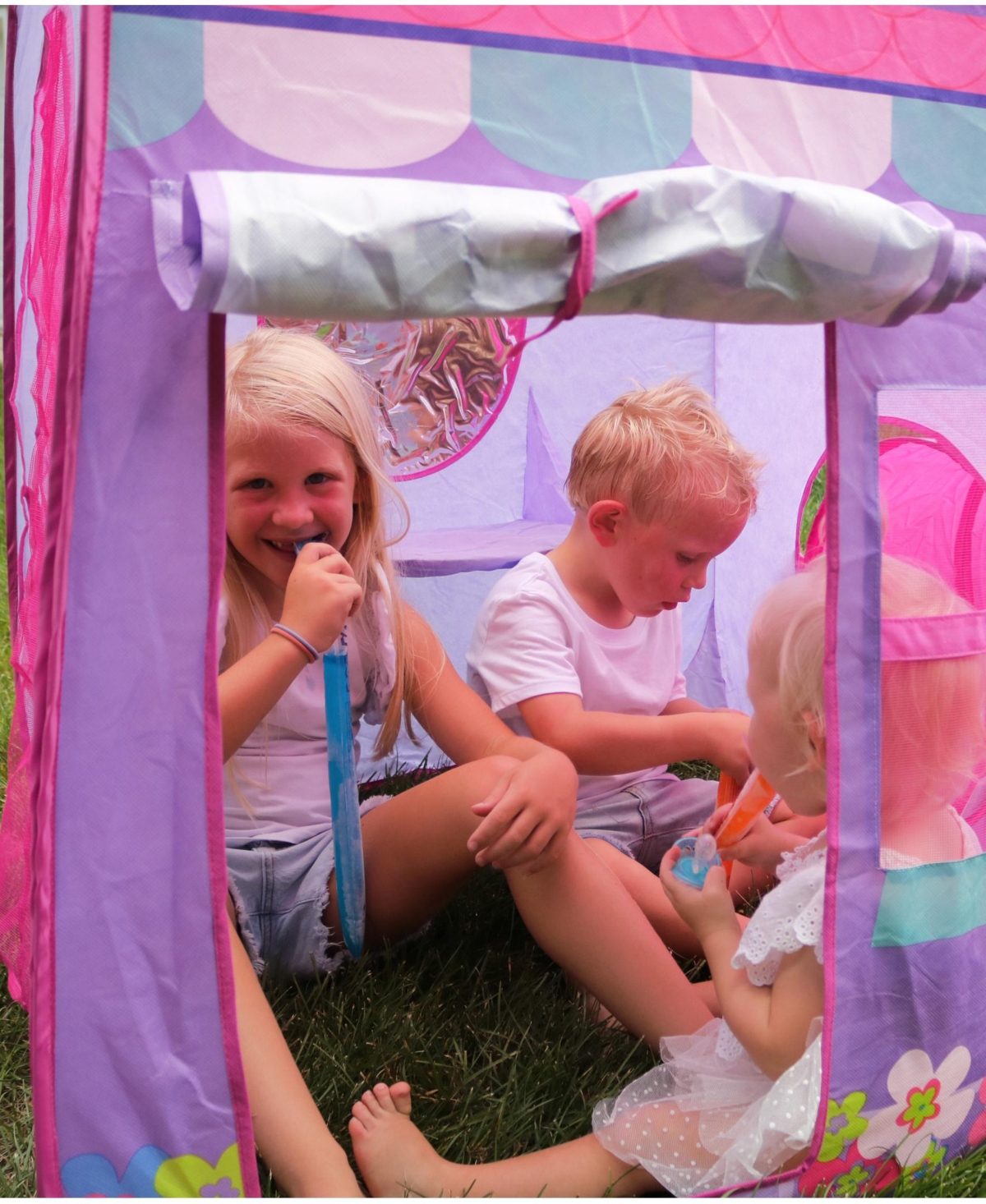 Shop M&m Sales Enterprises Blossom House Pop-up Play Tent In Purple,pink