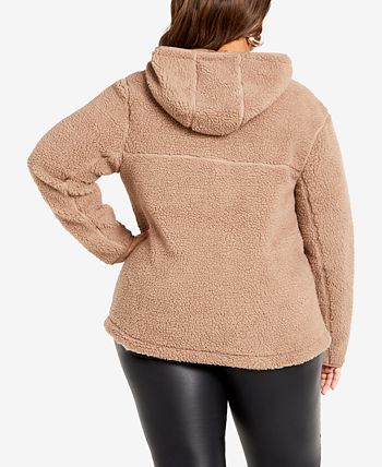 Tna sherpa fleece hoodie sale