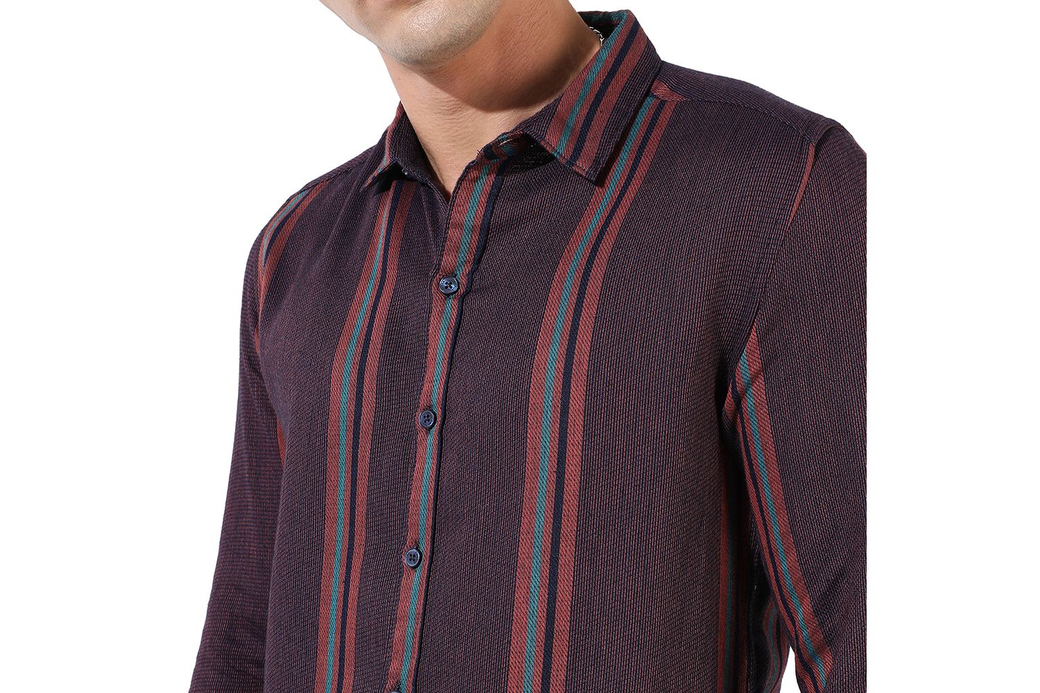Men's Striped Casual Shirt