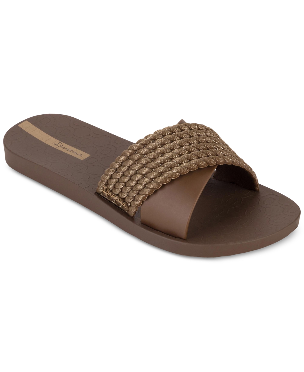 Shop Ipanema Women's Street Ii Water-resistant Slide Sandals In Brown