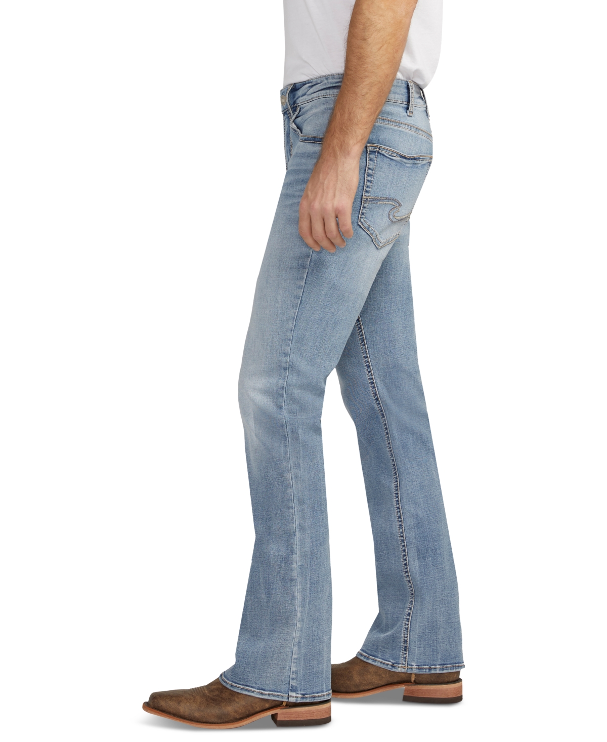Shop Silver Jeans Co. Men's Craig Classic-fit Stretch Bootcut Jeans In Indigo