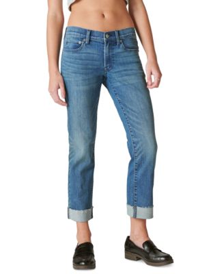 Women's Mid-Rise Sweet Crop Cuffed Jeans