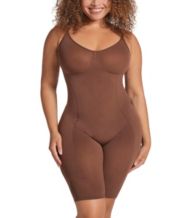 Fitted Top Shaping Bodysuit Belly Controlling Butt Lifting Plus Size Thong  Briefs Suspenders Womens plus Size (Beige, S) at  Women's Clothing  store