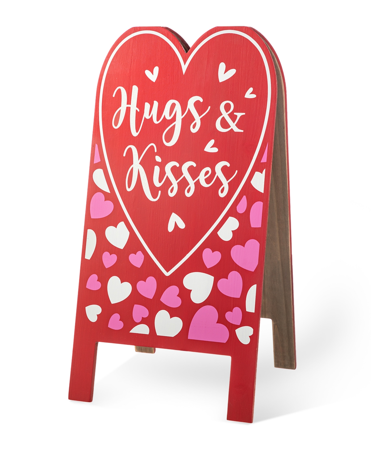 Shop Glitzhome 24" H Valentine's Double Sided Wooden Easel Porch Decor In Multi