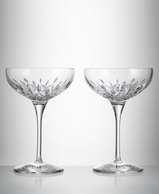 Lismore Essence Champagne Saucer 9.5oz, Set of 2