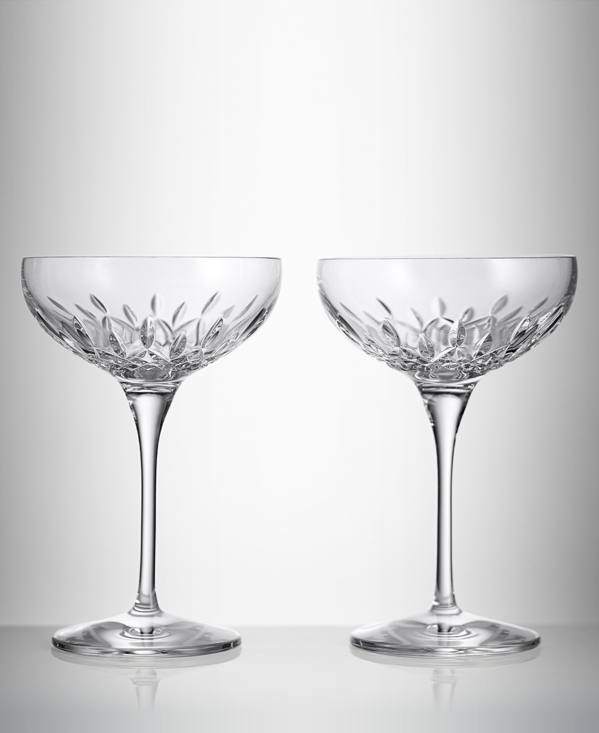 Waterford Lismore Essence Champagne Saucer 9.5oz, Set of 2