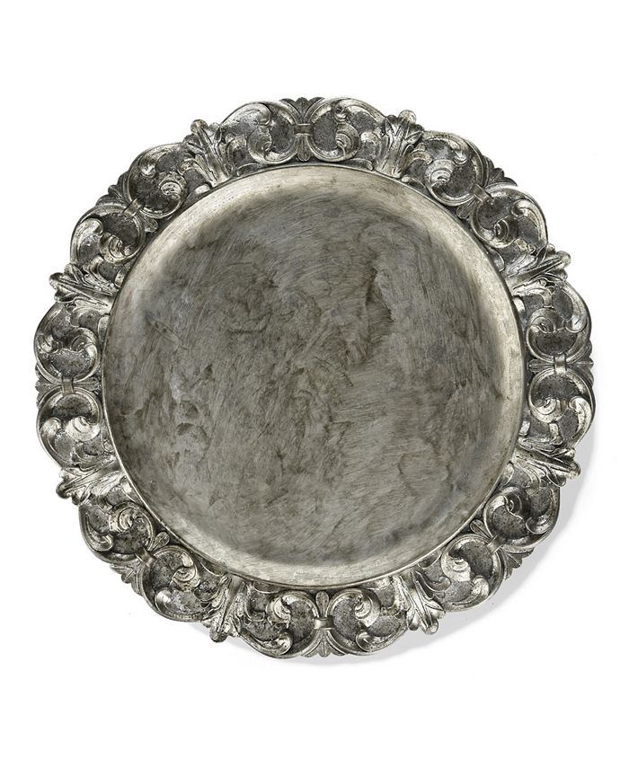 American Atelier Serveware Embossed Charger Plates Set of 4 Macy's