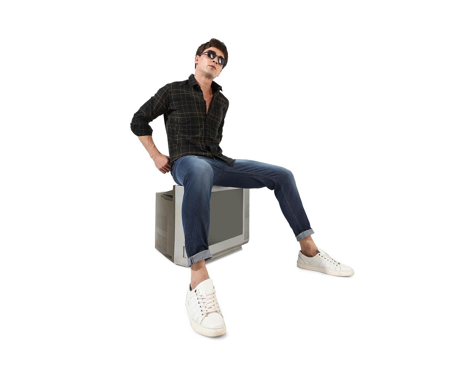 Men's Checkered Casual Shirt