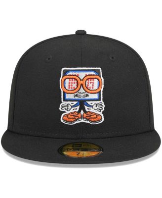 Men's Black Syracuse Mets Theme Nights Clocks 59FIFTY Fitted Hat