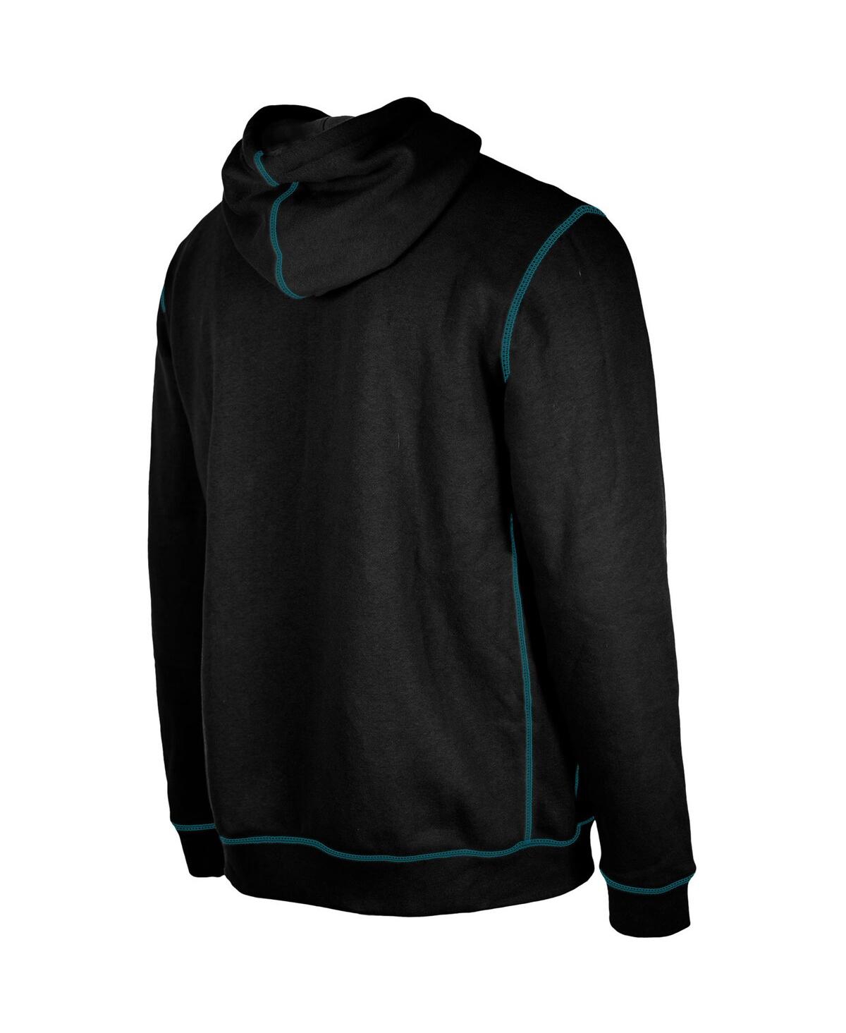 Men's New EraBrooklyn Nets 2023/24 City Edition Satin Stitch Elite Pack Pullover Hoodie - Black