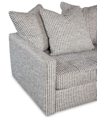 Pherie 51" Fabric Swivel Chair, Created for Macy's