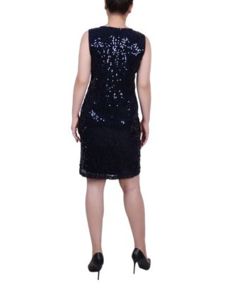 Petite Sequined Bolero Jacket and Dress Set, 2 Piece