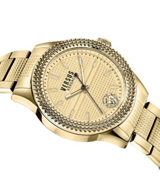 Versus Versace Women's Bayside Three Hand Gold-Tone Stainless