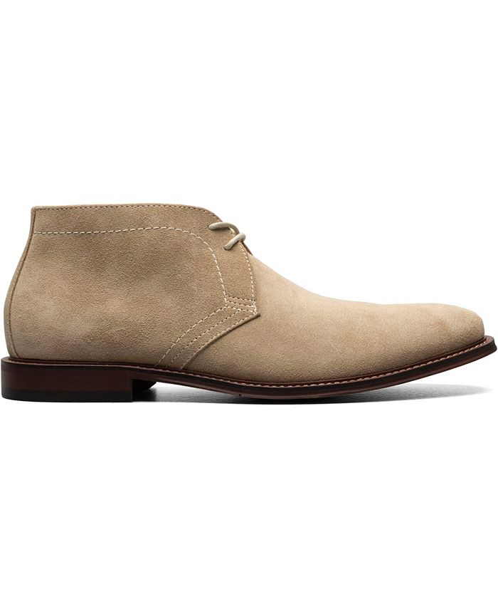 Stacy Adams - Eastmont Plain Toe Elastic Lace Chukka Boot - Cognac - 25748-221