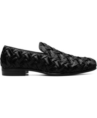 Men's Savoir X-Cross Satin Slip-On Loafers